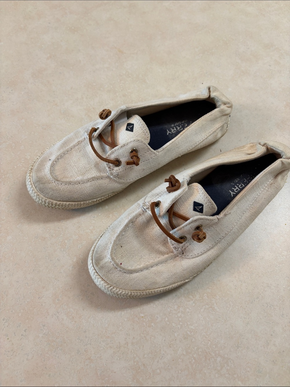 Sperry Women’s Shoes with Brown Leather Laces